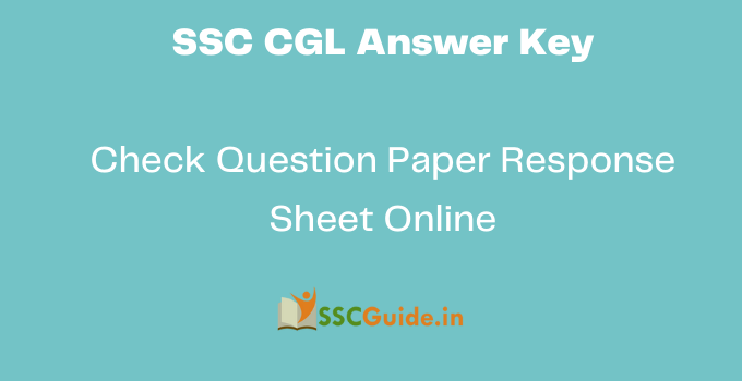 SSC CGL Answer Key