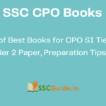 SSC CPO Books
