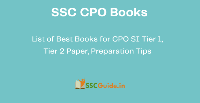 SSC CPO Books