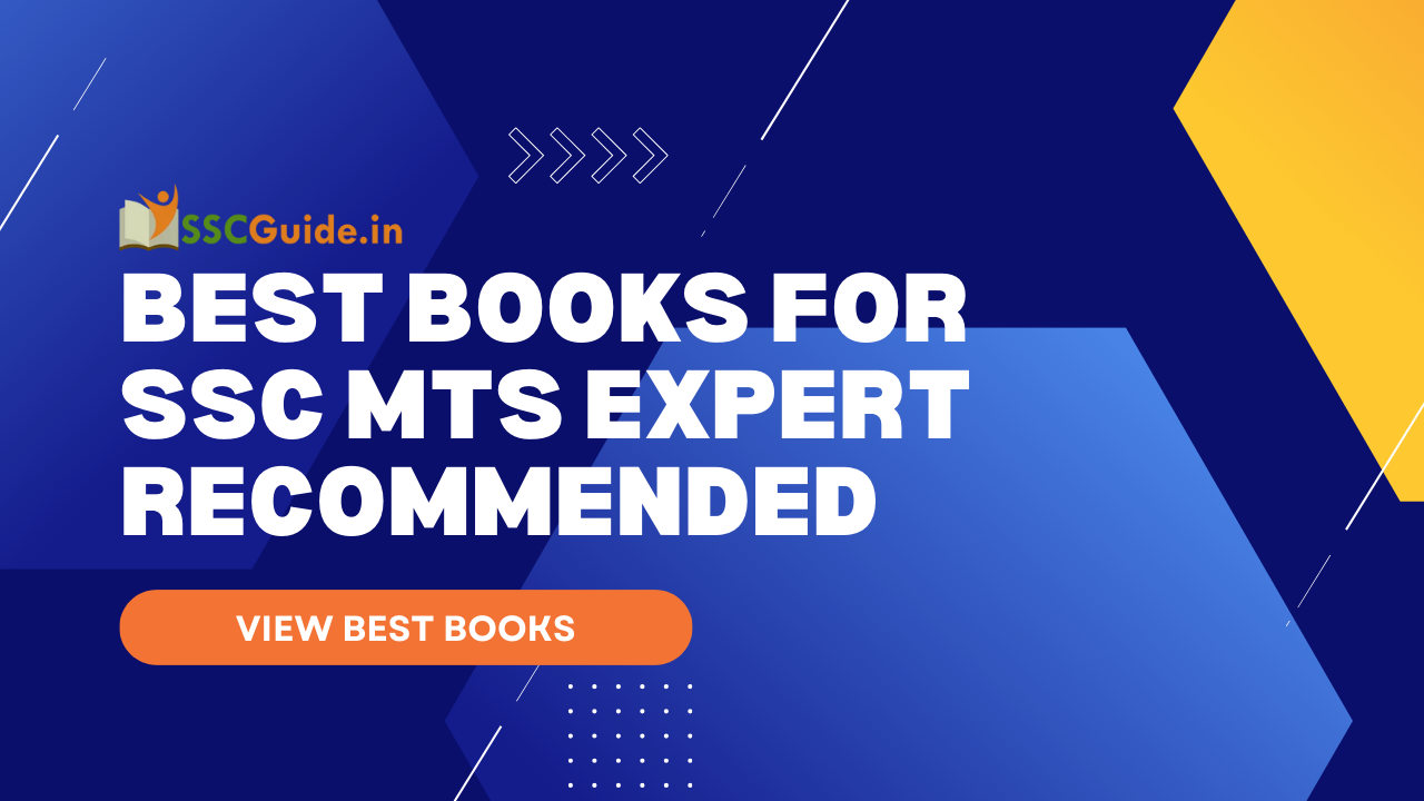 Best Books for SSC MTS EXPERT RECOMMENDED
