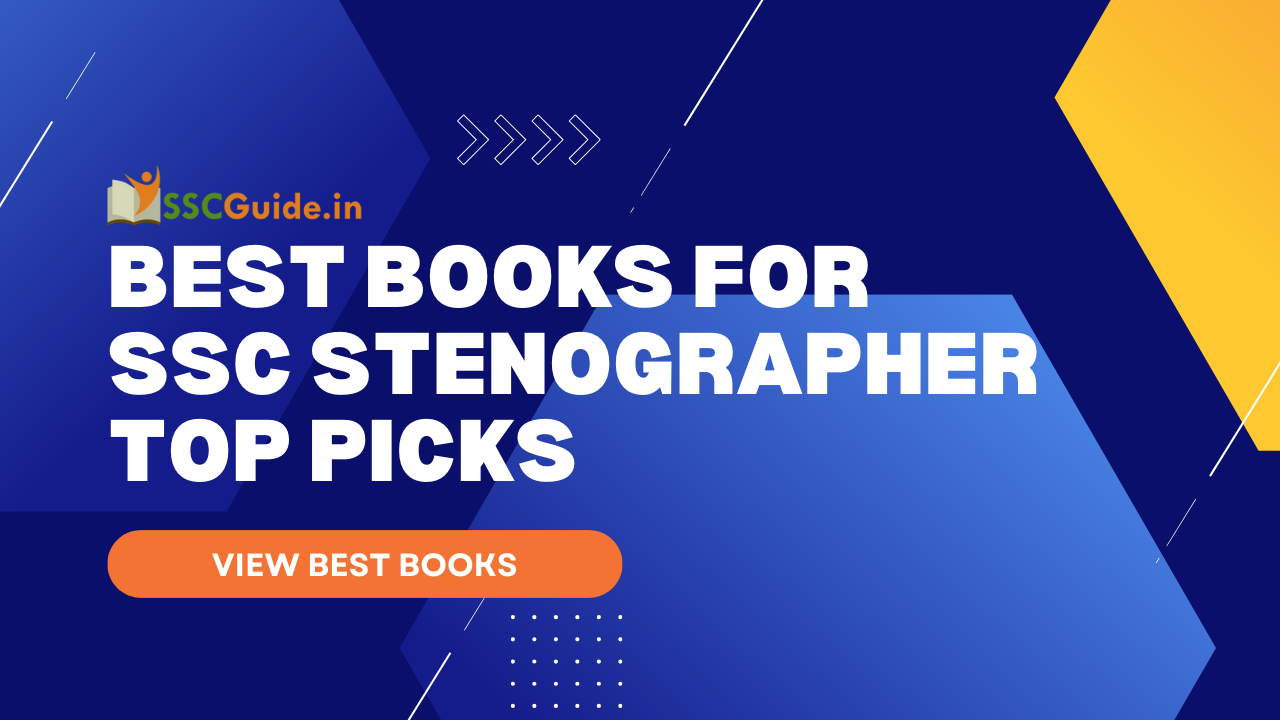 Best Books for SSC Stenographer TOP PICKS