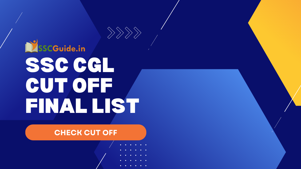SSC CGL Cut Off FINAL LIST