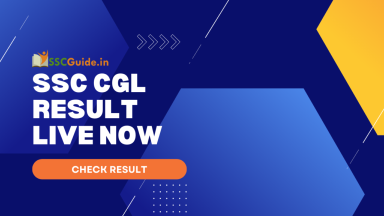 SSC CGL Result LIVE NOW