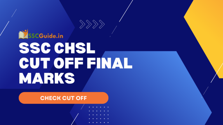 SSC CHSL Cut Off FINAL MARKS