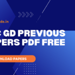 SSC GD Previous Papers PDF FREE