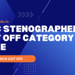 SSC Stenographer Cut Off CATEGORY WISE