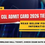 SSC CGL Admit Card 2026 Tier 1