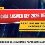 SSC CHSL Answer Key 2026 Tier 1