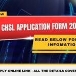 SSC CHSL Application Form 2026