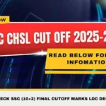 SSC CHSL Cut Off 2025 26