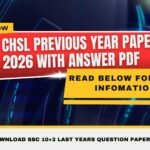 SSC CHSL Previous Year Papers 2026