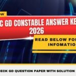 SSC GD Constable Answer Key 2026