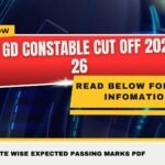 SSC GD Constable Cut Off 2025-26