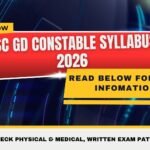 SSC GD Constable Syllabus 2026