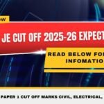 SSC JE Cut Off 2025-26 Expected