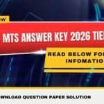 SSC MTS Answer Key 2026
