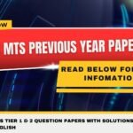 SSC MTS Previous Year Papers