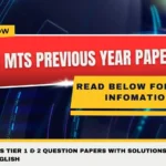 SSC MTS Previous Year Papers