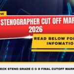 SSC Stenographer Cut Off Marks 2026