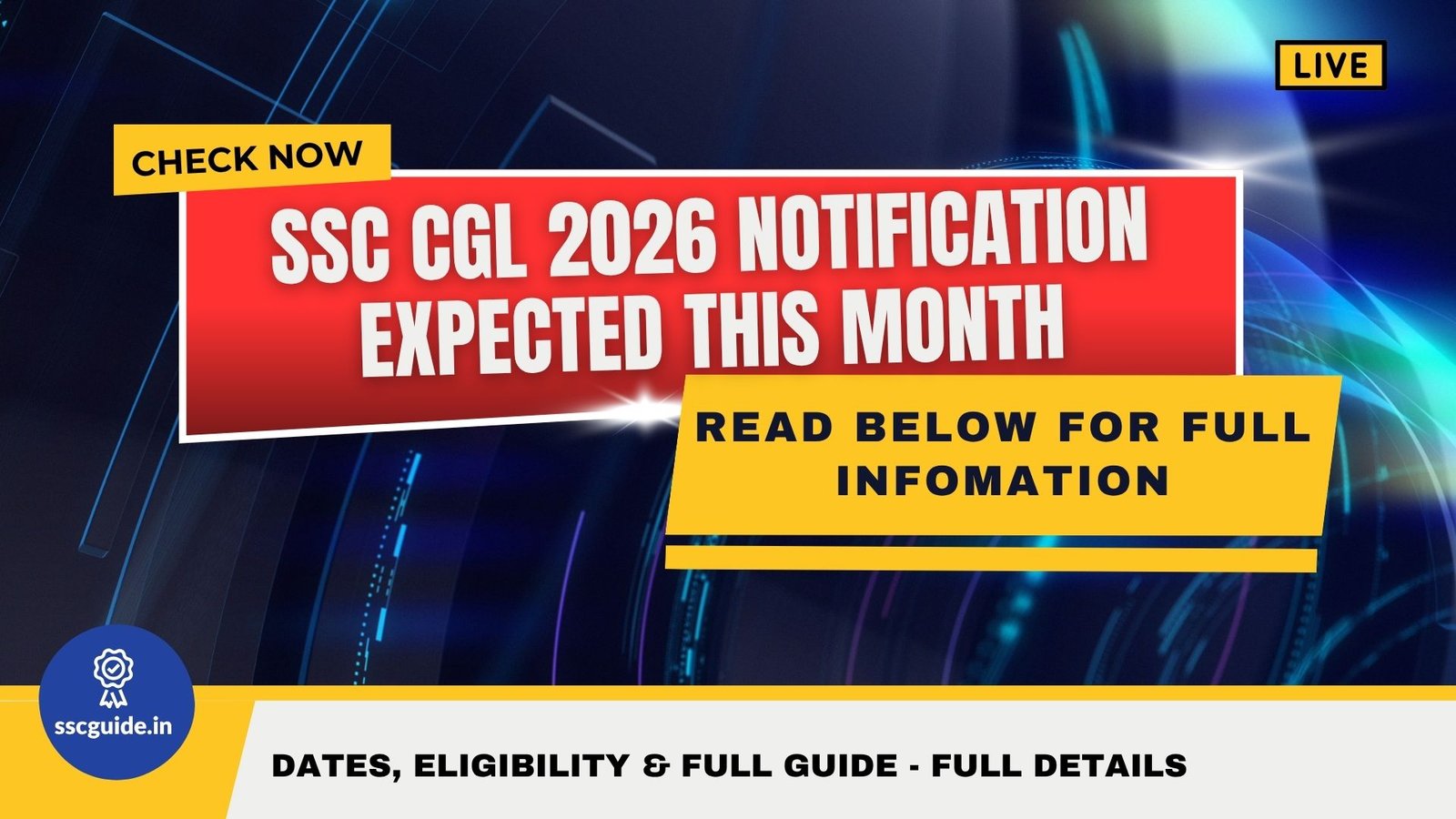 SSC CGL 2026 Notification