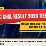 SSC CHSL Result 2026 Tier-I