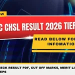 SSC CHSL Result 2026 Tier I