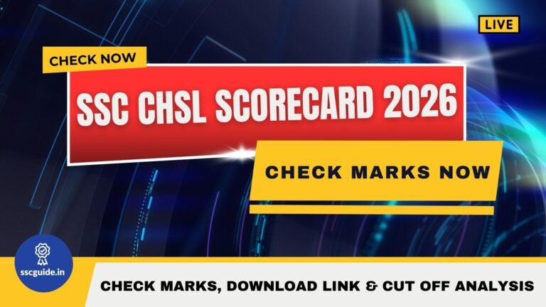 SSC CHSL Scorecard 2026