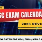 SSC Exam Calendar 2026 Revised