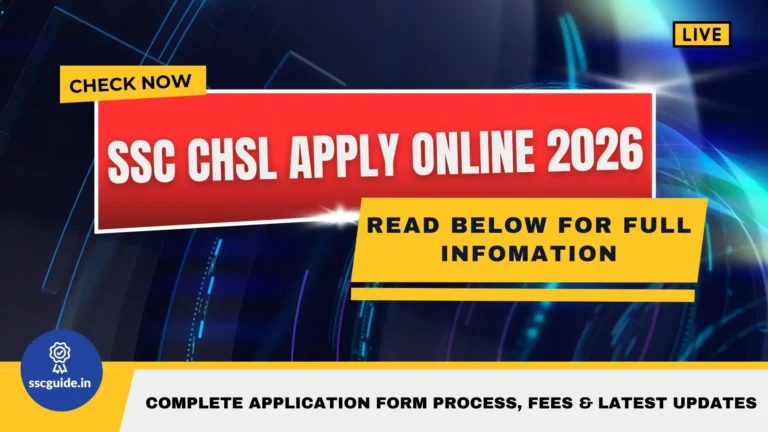 SSC CHSL Apply Online 2026