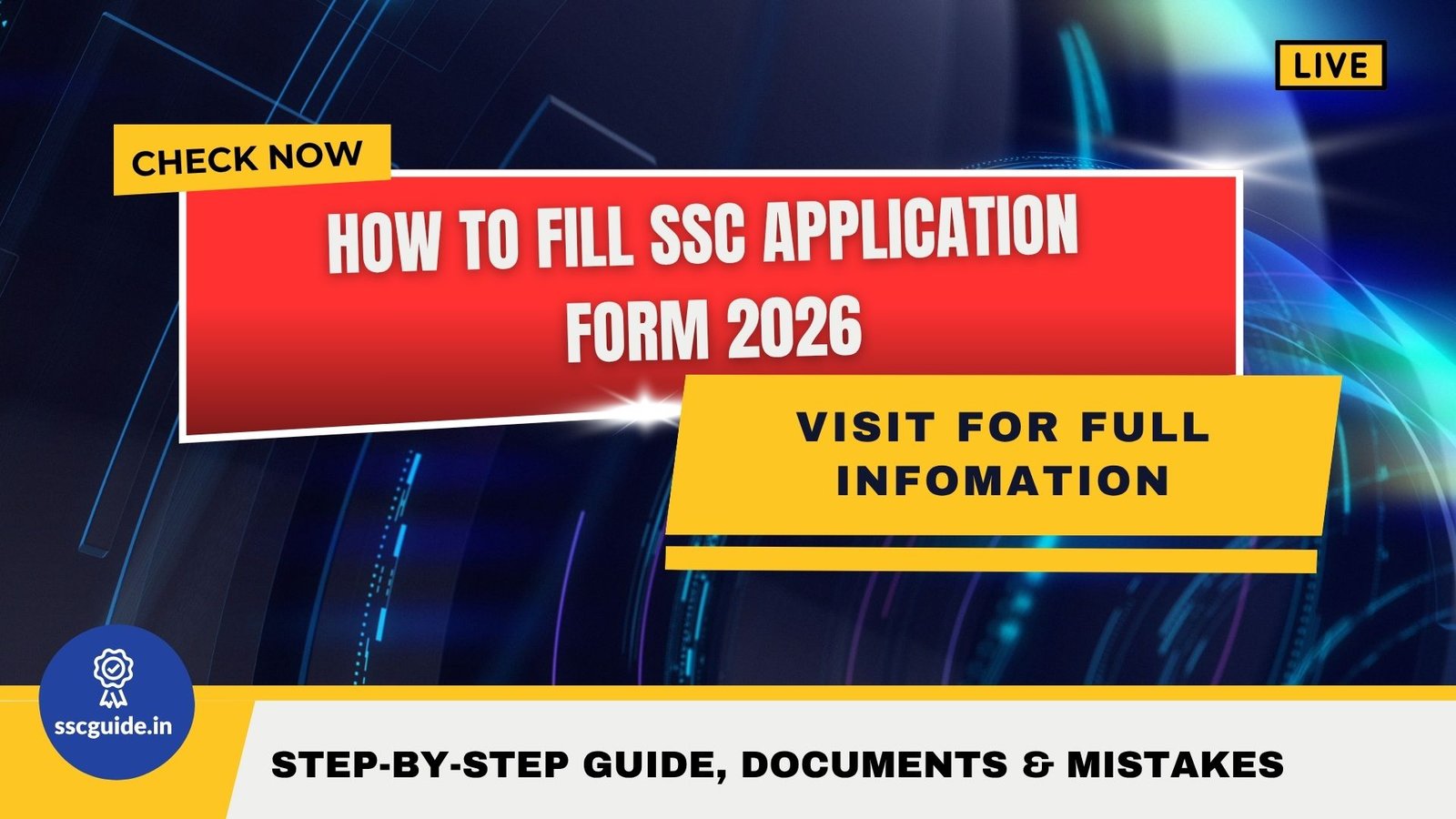 How to Fill SSC Application Form
