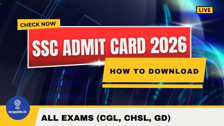 SSC Admit Card 2026