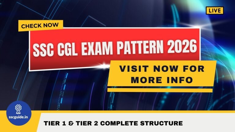 SSC CGL Exam Pattern 2026