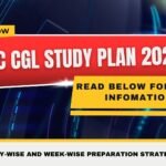 SSC CGL Study Plan 2026