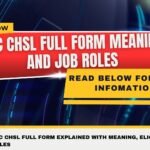 SSC CHSL Full Form
