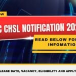 SSC CHSL Notification 2026