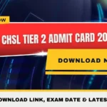 SSC CHSL Tier 2 Admit Card 2026