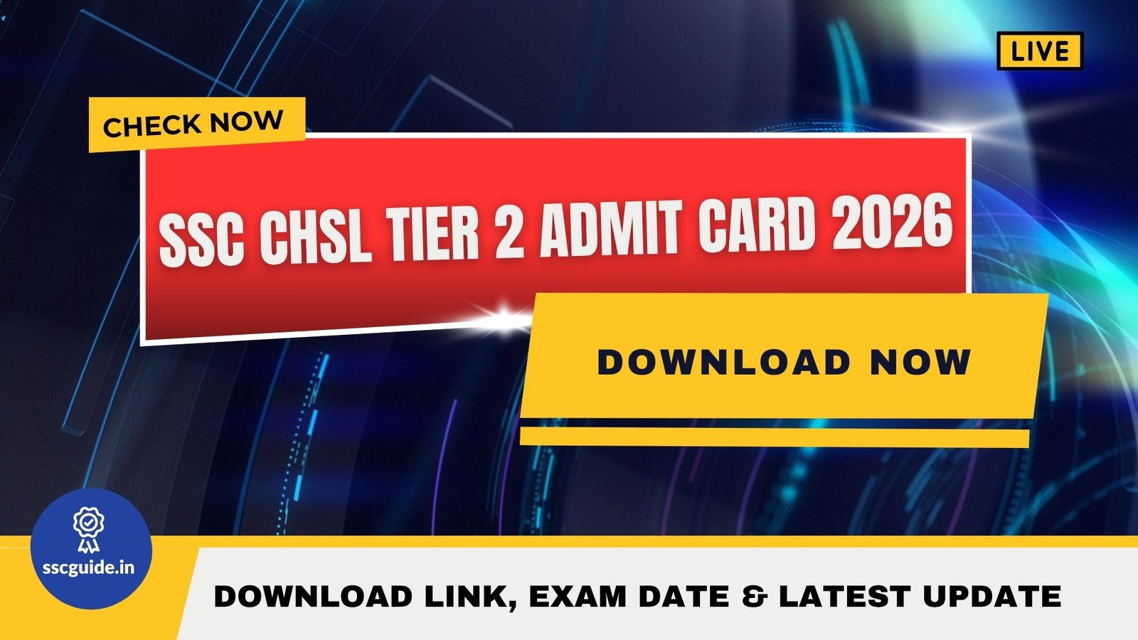 SSC CHSL Tier 2 Admit Card 2026