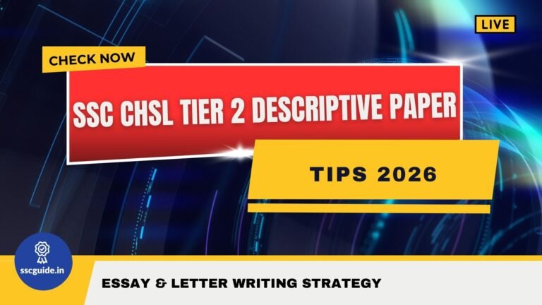 SSC CHSL Tier 2 Descriptive Paper Tips 2026