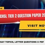 SSC CHSL Tier 2 Question Paper 2026