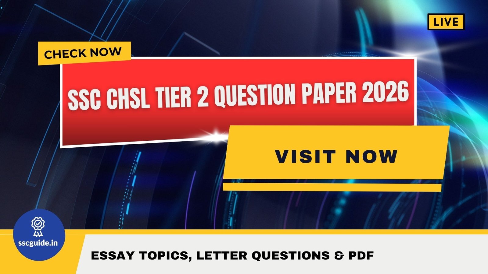 SSC CHSL Tier 2 Question Paper 2026