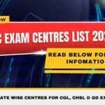 SSC Exam Centres List 2026