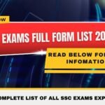 SSC Exams Full Form List 2026