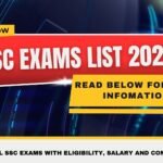 SSC Exams List 2026