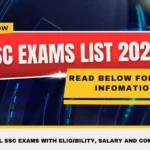 SSC Exams List 2026