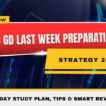 SSC GD Last Week Preparation Strategy 2026