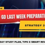 SSC GD Last Week Preparation Strategy