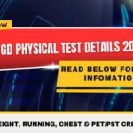 SSC GD Physical Test Details