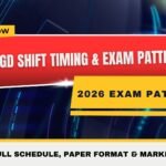 SSC GD Shift Timing 2026