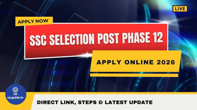 SSC Selection Post Phase 12