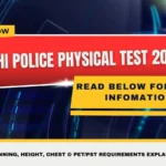 Delhi Police Physical Test 2026